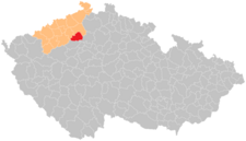 Správní obvod obce s rozšířenou působností Roudnice nad Labem na mapě