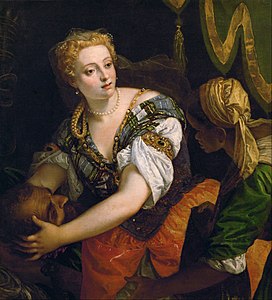 Paolo Veronese, Judit med Holofernes huvud (cirka 1580), Kunsthistorisches Museum.