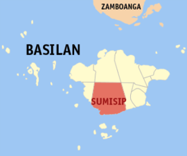 Sumisip na Basilan Coordenadas : 6°25'N, 121°59'E