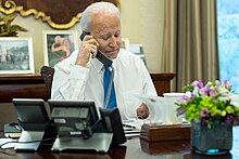 President Joe Biden talks to staffers about January 6.jpg