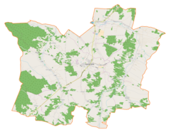 Mapa lokalizacyjna gminy Radomyśl Wielki