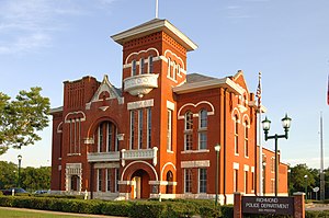 Richmond Police Department is in the historic old jail.