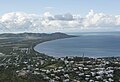 View from Castle Hill towards Pallarenda, showing the Rowes Bay caravan park.