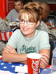 Governor Palin in Kuwait visiting soldiers of the Alaska National Guard
