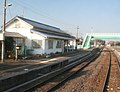 駅構内を走行中の車内より撮影（2006年12月22日）