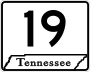 State Route 19 marker