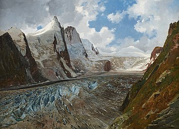 The Großglockner and the Pasterze Glacier