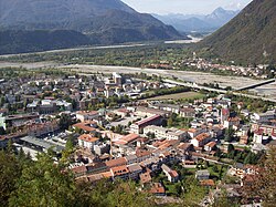 Veduta panoramica di Tolmezzo