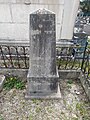 La tombe de François Ébaudy de Fresnes (ancien cimetière de Vesoul).