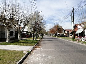 Calle Riego y Nuñez en Turdera