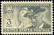 1951 Commemorative postage stamp United Confederate Veterans 1951 3c.JPG