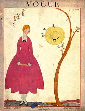 Vogue magazine cover, May 1917