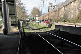 Le PK 139 sous le pont Corneille.