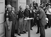 George Wallace protesting desegregation at the University of Alabama