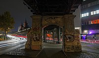 97. Platz: Olad Aden Neu! mit Oberbaumbrücke in Berlin-Friedrichshain-Kreuzberg