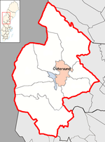 Lage der Gemeinde Östersund