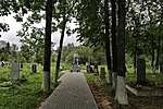 Воинское кладбище, на котором захоронено 54 советских воина, умерших от ран в госпитале в годы Великой Отечественной войны