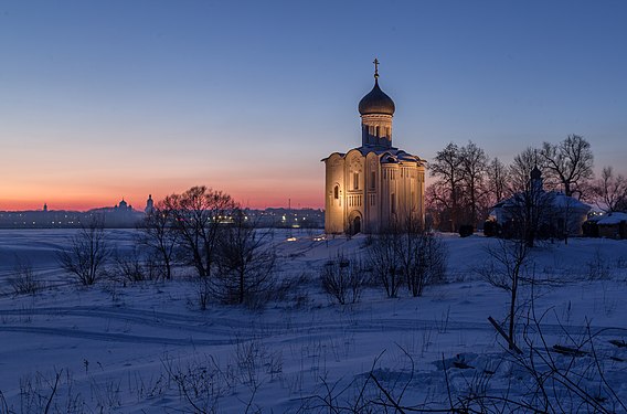 97. Церковь Покрова на Нерли, Боголюбово, Владимирская область Автор — Александра Михалева