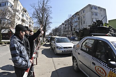 Ынсурэцей, 2015 год. Видны построенные в конце 1980-х годов панельные многоквартирные дома