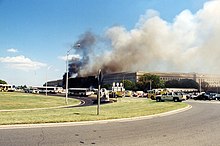 Smoke rising from the Pentagon following the September 11 attacks 9-11 Pentagon Exterior 09.jpg