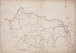 Peta sebagian wilayah Pantai Timur Laut Jawa, dibuat pada antara 1690 dan 1743. Selain yang digmbarkan di peta, wilayah Pantai Timur Laut Jawa juga mencakup Pulau Madura, Tapal Kuda Timur, dan Tegal sekitarnya.