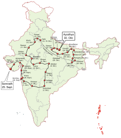 Advani Yatra 1990.svg