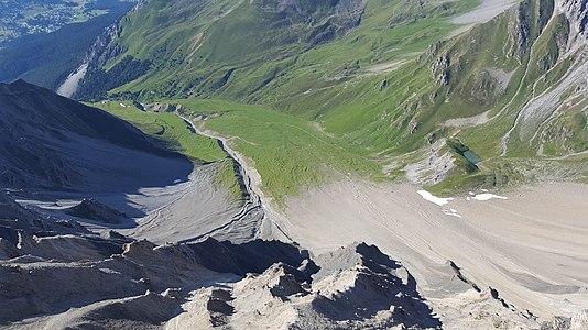 Blick in die Alp Sanaspans.