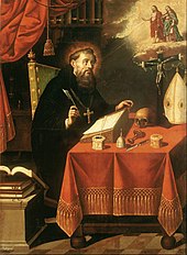 Augustine's view of free will and predestination would go on to have a profound impact on Christian theology. Antonio Rodriguez - Saint Augustine - Google Art Project.jpg