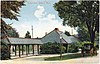 Postcard view of Auburndale station in the early 20th century