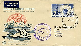 Reclamación australiana, 1959