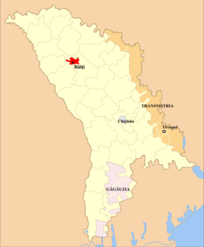 Mahali pa Balti nchini Moldova