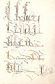 Cadellen, akte van Jean Flemal, secretaris van de hertog van Berry, ca. 1408