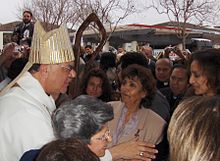 Bishop Richard Garcia greets his guests.jpg