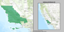 Description de l'image California_US_Congressional_District_24_(since_2013).tif.