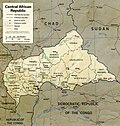 Miniatura per Giografia de la Republica Sentrafricana