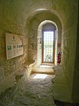 Une des fenêtres du château de la Hunaudaye à Plédéliac dans les Côtes d'Armor.