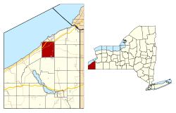 Location in Chautauqua County and New York