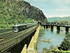 B&O's Columbian at Harpers Ferry, West Virginia, in 1949