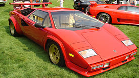 Lamborghini Countach LP500S, referente superdeportivo de finales de los 70 y decada de los 80.