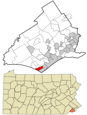 Localisation de Lower Chichester Township