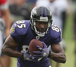 Derrick Mason played mainly as the Ravens No. 1 receiver from 2005 through 2010. DerrickMason.jpg