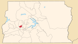 Location in the Federal District