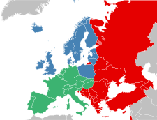 Rozdělení evropských států do divizí