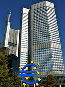 Sitz der Europäischen Zentralbank in Frankfurt am Main