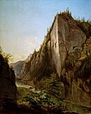 Кошчелиската долина в Татрите (1840 г.)