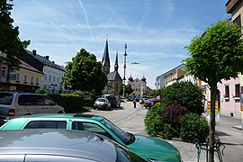Mühlviertler Sterngartlin pääkaupunki Bad Leonfelden.
