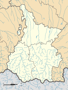 Mapa lokalizacyjna Pirenejów Wysokich