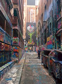 Hosier Lane Street Art, Melbourne, Victoria, Australia Hosier Lane Melbourne Australia 3.jpg