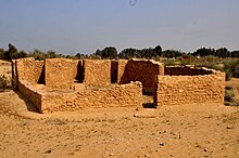 Jubail Church in eastern Saudi Arabia. The 4th century remains are thought to be one of the oldest surviving church buildings in the world. Jubail Church.jpg