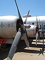 The engines of a KC-97 at March.
